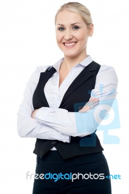 Young Confident Female Entrepreneur Stock Photo