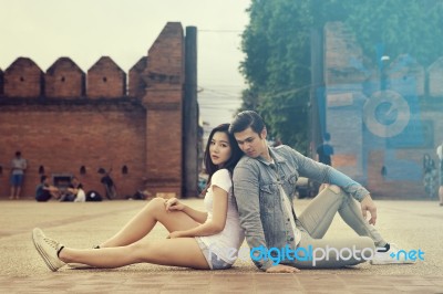 Young Couple Stock Photo