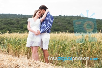 Young Couple In Love Stock Photo