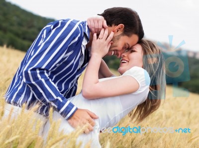 Young Couple In Love Stock Photo