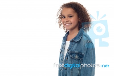 Young Cute African Girl Stock Photo