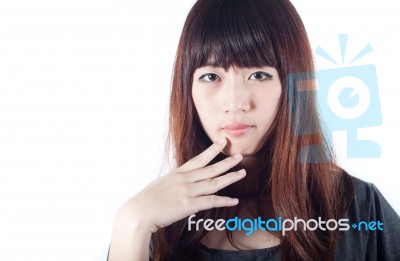 Young Healthy Woman Stock Photo