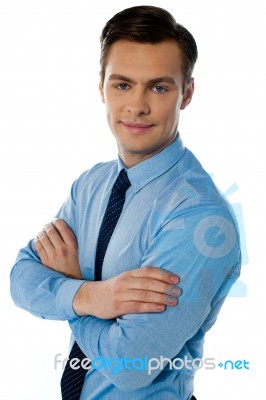 Young Male Business Executive Stock Photo