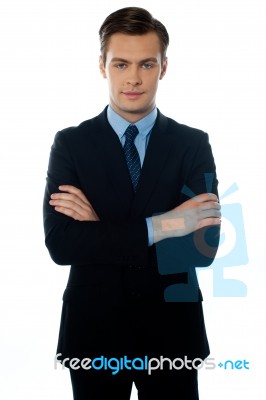 Young Male Business Executive Stock Photo