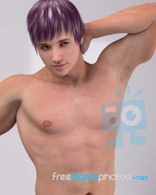 Young Male Model Stock Image