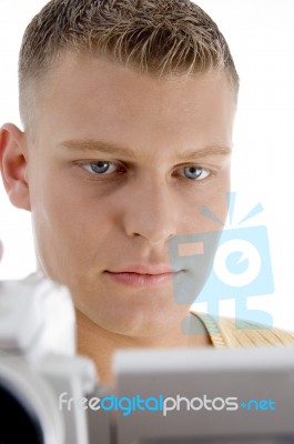 Young Man Looking Videos Stock Photo