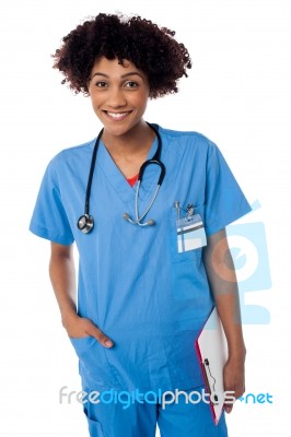 Young Medical Doctor Woman Stock Photo