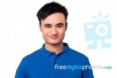 Young Smiling Asian Guy Portrait Stock Photo