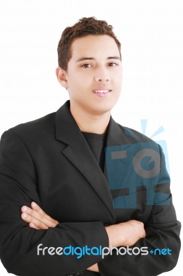 Young Smiling Man Stock Photo