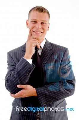 Young Smiling Professional Stock Photo