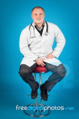 Young Student Of Medicine Stock Photo