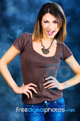 Young Woman Stock Photo