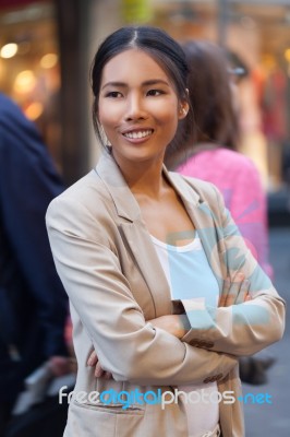 Young Woman Portrait Stock Photo