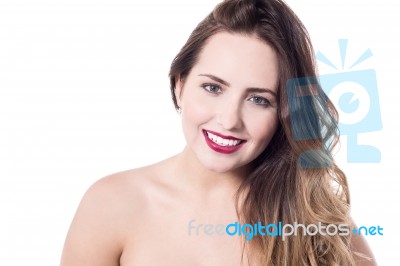 Young Woman With Healthy Skin Stock Photo