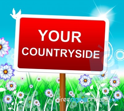 Your Countryside Means Natural Owned And Own Stock Image