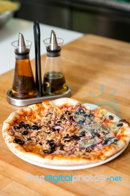 Your Pizza Is Ready Stock Photo