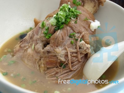 Yunnan Pork Knuckle Stock Photo