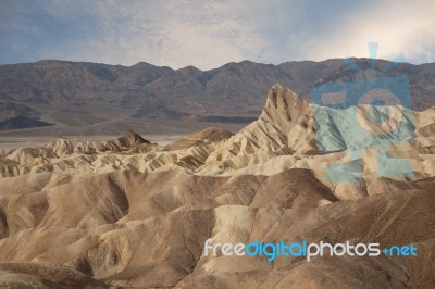 Zabriskie Point, Death Valley Stock Photo