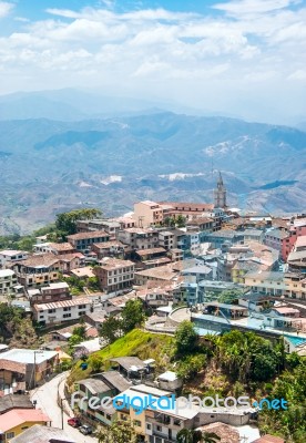 Zaruma - Town In The Andes, Ecuador Stock Photo