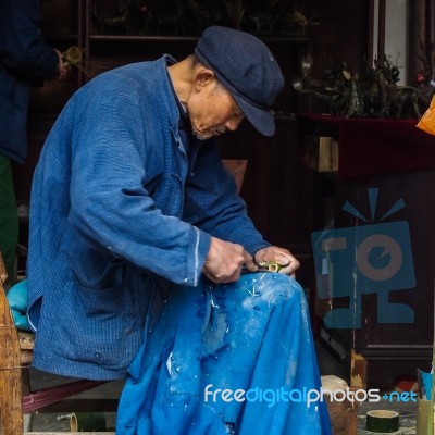 Zhouzhuang, The Ancient Water Village Stock Photo