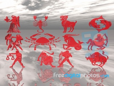 Zodiac Signs Stock Image