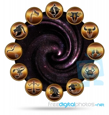 Zodiac Signs Stock Image