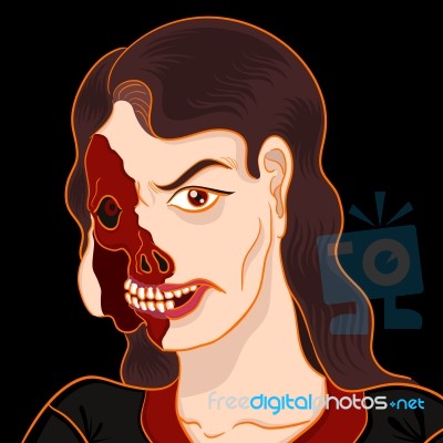 Zombie Portrait Stock Image