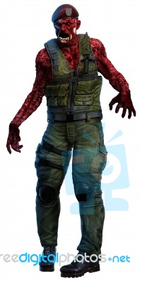 Zombie Soldier Stock Image