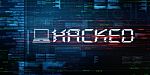 2d Illustration Hacked Data Online Code Background Stock Photo