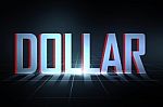 2d Rendering Usd Dollar Symbol  Stock Photo