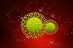 3d Illustration Of Bacteria, Virus Stock Photo