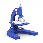 3d Microscope Stock Photo