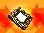 3d Processor Stock Photo