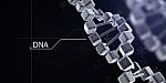 3d Render Of Dna Structure, Abstract Background Stock Photo