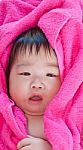 A Beautiful Smiling Baby Stock Photo