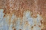 A Rusty Corrugated Iron Metal Texture Stock Photo