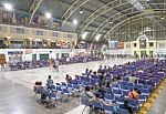 Abstract Blurred Train Station In Bangkok,thailand Stock Photo