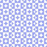 Abstract Circle Square Pattern Blue Stock Photo