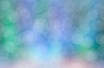 Abstract Circular Colorful Bokeh Blurred Background Stock Photo