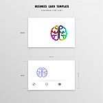 Abstract Creative Business Cards Design Template Stock Photo