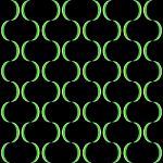 Abstract Green Stripe Curve Seamless Pattern Stock Photo