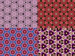 Abstract Kaleidoscopic Background Stock Photo