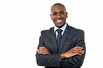 African Businessman Looking At Camera Stock Photo