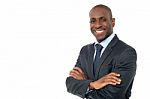 African Businessman Looking At Camera Stock Photo