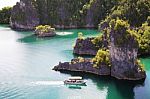 Amazing Island In Raja Ampat Indonesia With Natural Wealth Stock Photo