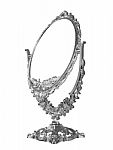 Antique Mirror Stock Photo