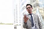 Asia Business Man Stock Photo