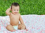 Asian Baby Stock Photo