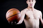 Asian Basketball Player Stock Photo