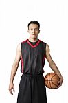 Asian Basketball Player Stock Photo